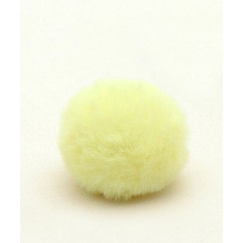 대한민국 패션스타트 몽실몽실 파스텔 털방울 장식 40mm_옐로우 (71380)