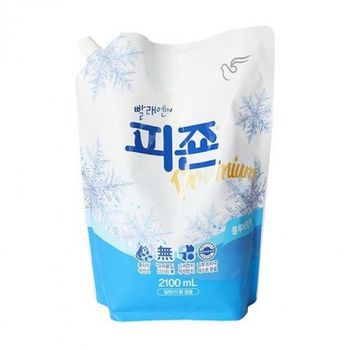 피죤 섬유 유연제 리필 비앙카 2100ml 미죤섬유유연제 피죤섬유윤연제 섬유유연제 욕실용품
