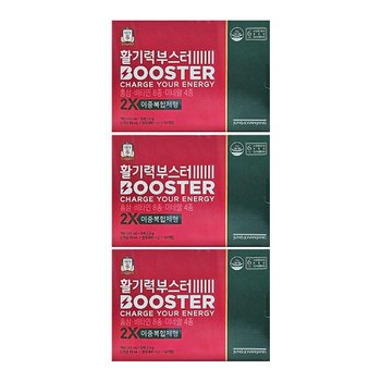 정관장 활기력 부스터 액상 20ml + 정제 400mg x 14개입 x 3박스