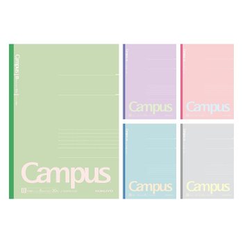 [해외] 코쿠요 캠퍼스 노트 한정 긍정적 인 스모키 세미 B5 점들이 B 괘 30장 5색