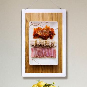 아트박스/꾸밈 ns283-행잉액자_홍어삼합(사각세로대형)