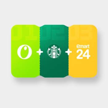 T 우주패스 올리브영&스타벅스&이마트24 1개월 이용권