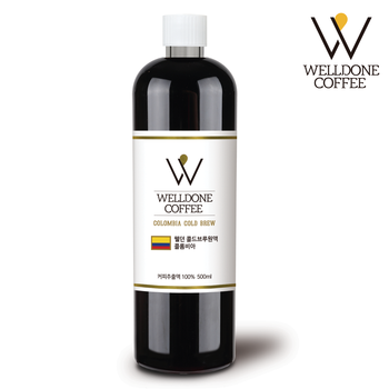[(주)엑스팩토리]웰던 더치커피 콜드브루 원액 콜롬비아슈프리모 500ml