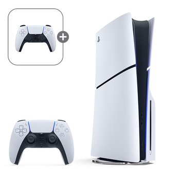 한정수량 PS5  슬림 스탠다드 에디션-1TB + 추가 컨트롤러