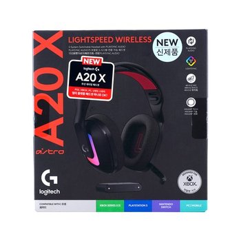 로지텍 무선 게이밍 헤드셋 A20 X (블랙)