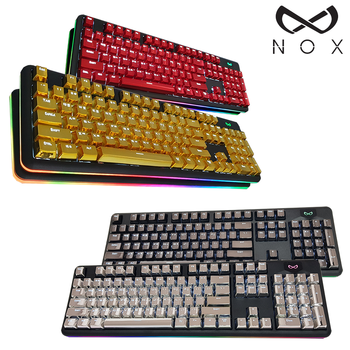 티앤에스인터내셔널 녹스 VALKAN 커스텀키보드 청축 게이밍 LED