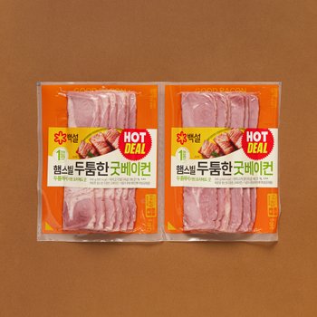 [트레이더스]핫딜  두툼한 굿 베이컨 340g X 2입