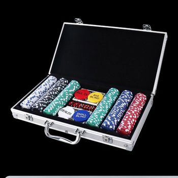 홀덤펍 국제규격 경기용 카지노칩 세트 200개 미니어처소품 무대소품