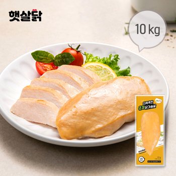 햇살닭 더촉촉한 훈제닭가슴살 10kg(100gX100팩)
