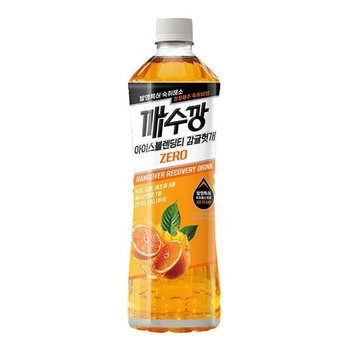 깨수깡 아이스블렌딩티 감귤헛개 제로 500ml 6개 (44204215)
