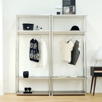 상도가구  어반크롬 프레아 드레스룸 시스템 행거 1600