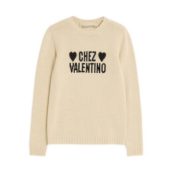 [해외] 여성 크루 넥 Chez 울 스웨터 BKC66S9JLR8E 베이지 /8