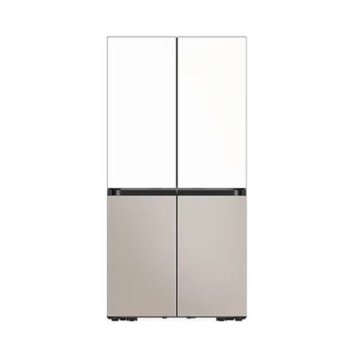 삼성 비스포크 AI 냉장고 4도어 Max 640L 에센셜화이트+에센셜베이지 RM70F63R2ZG