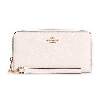[해외직구] 코치 여성 롱 지퍼 어라운드 월렛 장지갑 C4451 골드초크 당일출고