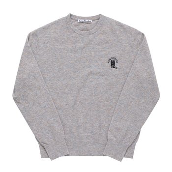 아크네스튜디오 B60293 LIGHT GREY BROWN MELANGE 남성 니트