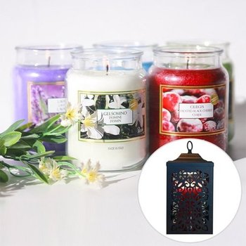 라움데코 페탈리캔들+아벨리아 빛조절 캔들워머 세트