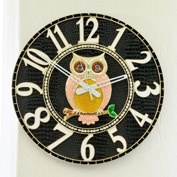 데일리데코 코프치 400 부엉이 벽시계 (WFK7QST)