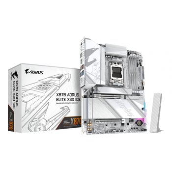 [해외] GIGABYTE X870 AORUS ELITE X3D ICE ATX 마더보드 화이트 MB6890
