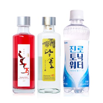 [오늘출발] 전통주애 식품명인 하이볼 세트 40도 180ml 2병 진도홍주 담솔40
