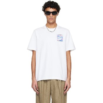 [해외] 카사블랑카 화이트 히트 맵 로고 티셔츠 M-SP26-JTS-001-07 BRIGHT WHITE JERSEY