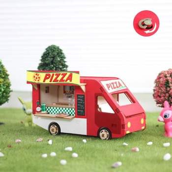 DIY OOZ704D6 조립 태엽 오르골 피자트럭