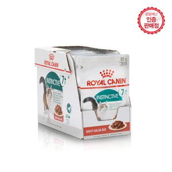 고양이사료 그레이비 인스팅티브 7세이상 파우치 85g x 12P