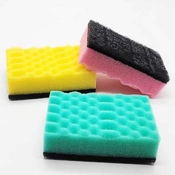 수세미 479SOQ63 키쿠론 양면 3P 스펀지 설거지 일본 탄 냄비