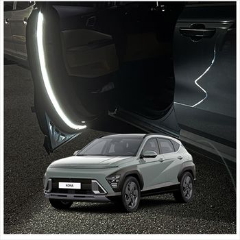 D21 VFM748E5 코나SX2 2세대 LED 면발광 워닝 도어라이트웰컴등