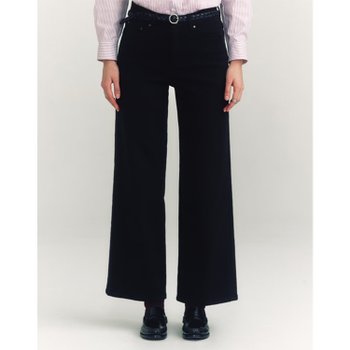 헤지스 여성 [기모][세미와이드] 다크그레이 에센셜 데님 팬츠 HSPA4D983G3