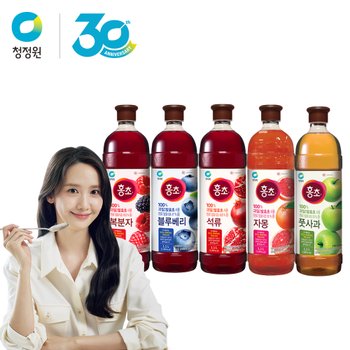 [본사직영]홍초 1.5L 5종(석류/복분자/블루베리/자몽/풋사과) 2개 골라담기