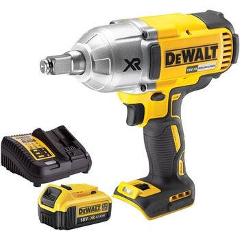 [해외] 영국 디월트 임팩렌치 DeWalt DCF899HN 18V Brushless Impact Wrench 1 x 4Ah Battery Charger 1