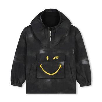 [해외] Little 마크 제이콥스 키즈 Boys Smiley 페이스 윈드브레이커 자켓 Size 10Y W60298-09B 254210