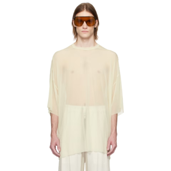 릭오웬스 티셔츠 오프 화이트 할리우드 토미 티셔츠 251232M213146