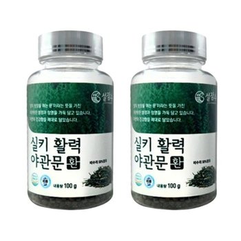 설잠수 실키 활력 야관문환 100g x 2통