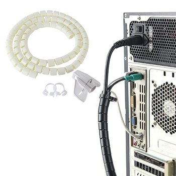 중국OEM 케이블선정리 전선정리 길이1.5M 폭25mm 베이지/선정리 케이블보호 컴퓨터 전선커버 전선정리타이 전기선정리