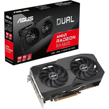 [해외] 영국 아수스 그래픽카드 ASUS Dual AMD Radeon™ RX 6600 8GB GDDR6 Gaming Graphics Card RDNA