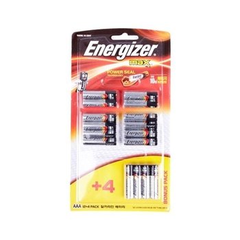 12+4P 맥스 알카라인 에너자이저 AAA건전지 (WFJF3XT)