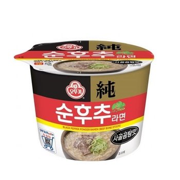 오뚜기 순후추라면 사골곰탕맛 용기 105g (WE0449B)
