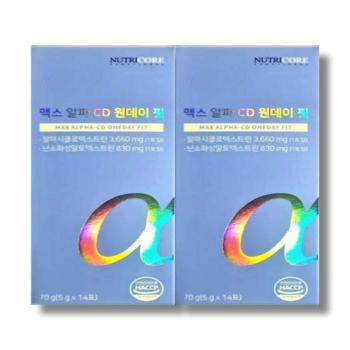 뉴트리코어 맥스 알파CD 원데이 핏 14포 2박스 (S40902511)