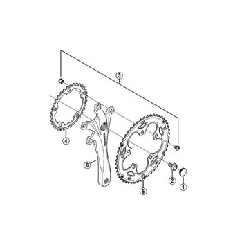 시마노  수리 부품 기어 고정 볼트 M88.5 너트 각 5개 Y1LN98030