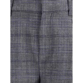 [해외] 브루넬로 쿠치넬리 Prince of Wales patterned Pants BLU/GRIGIO MP522P9017_C4227 [관
