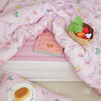 디어프렌드 60수 고밀도순면 키즈 차렵이불(SS이불단품)
