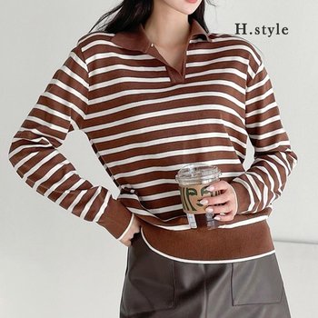 H스타일CNC리썸단카라티/겨울/니트티셔츠/가디건/스웨터/폴라/베스트