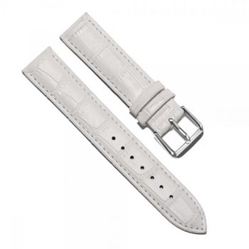 DAYA 갤럭시워치 스트랩 가죽 밴드 5 4 3 20mm 화이트