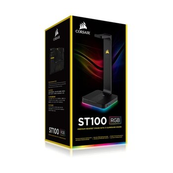 커세어 CORSAIR ST100 RGB 프리미엄 헤드셋 스탠드 (정품)