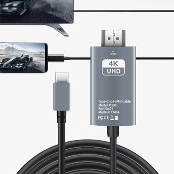 디씨네트우커ㅡ C타입 to HDMI MHL 미러링 케이블 스마트폰 TV연결 2m 넷플릭스