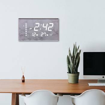 코트론 국산 오차없는 GPS LED 벽시계 날짜표시 가정용 KMG-7080_마블