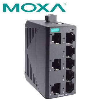 MOXA 산업용 8포트 스위칭 허브 EDS-2008-ELP 부품 소모품 자재 파츠