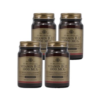 솔가  녹여먹는  비타민  B12  1000mcg  100정  4개