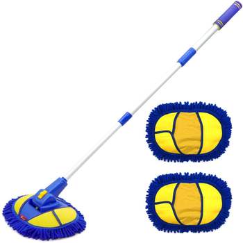 3S 세차밀대 세차용품 3단신축가능 C타입+추가걸레2개